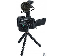 Olympus OM-D E-M5 Mark III Vlogger Kit Schwarz